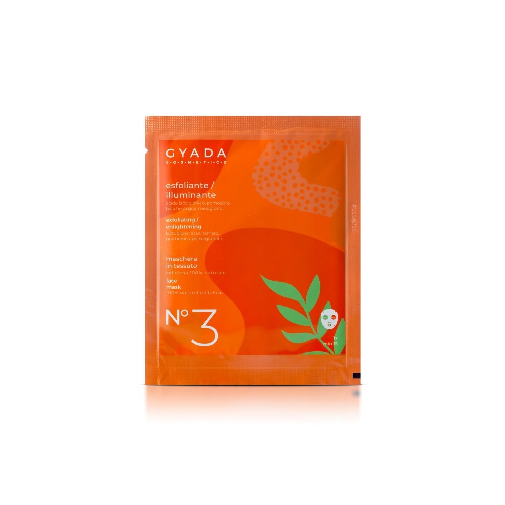 Masque exfoliant/Illuminant le Tissu avec de la Grenade N ° 3