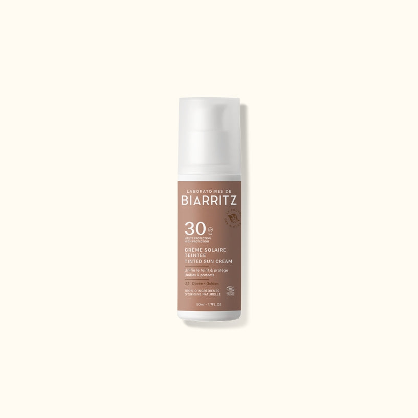 Soleil de Couleur crème pour le Visage SPF 30 - Doré