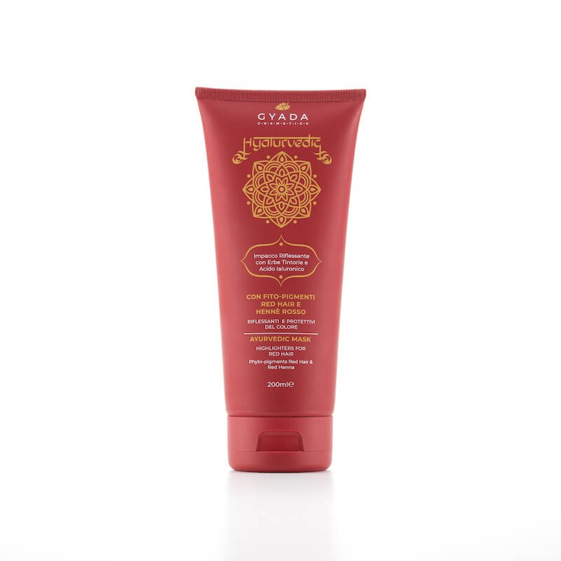 Enveloppement réfléchissant pour les cheveux aux tons chauds et rouges - Hyalurvedic Red Hair