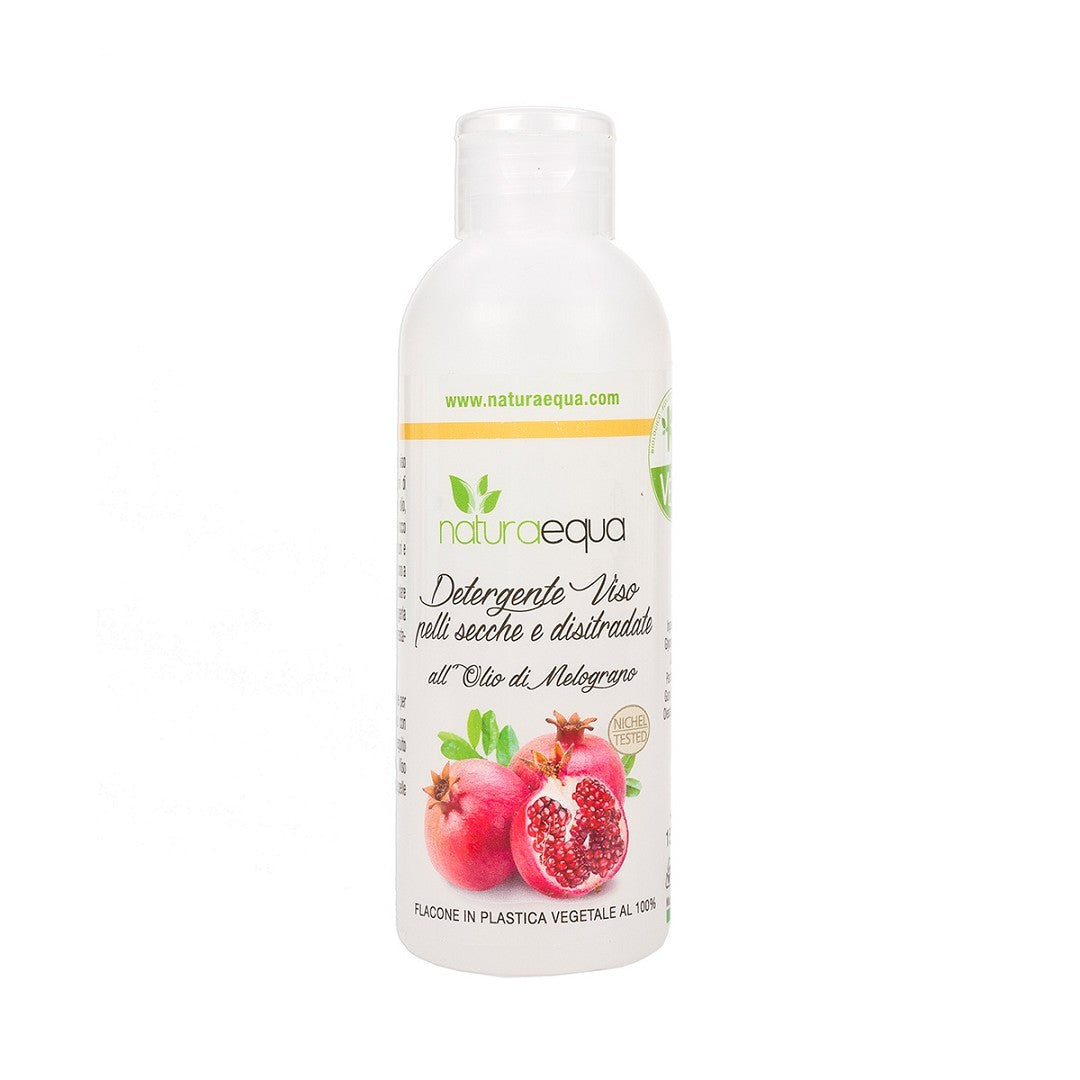 Nettoyant visage naturel pour peaux sèches à la grenade