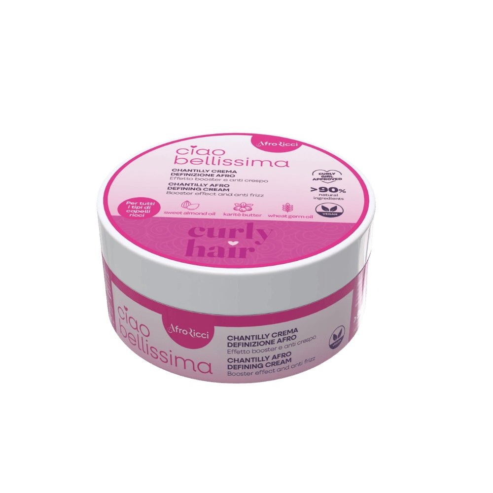 Crème Chantilly pour cheveux bouclés et afro