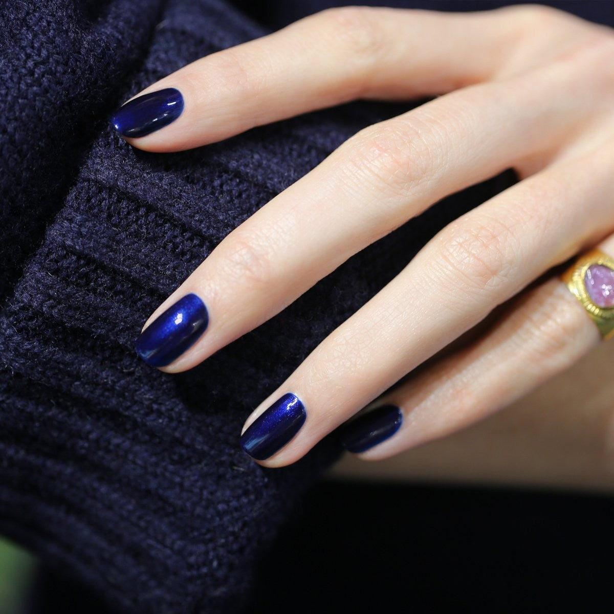 Vernis à Ongles Semi-Permanent Dark Night - Green Flash