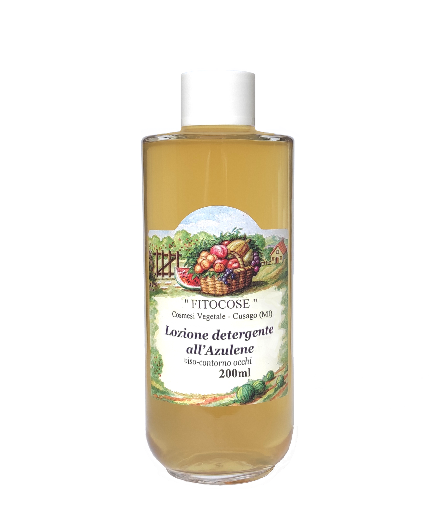 Lotion nettoyante nettoyante à l'azulène