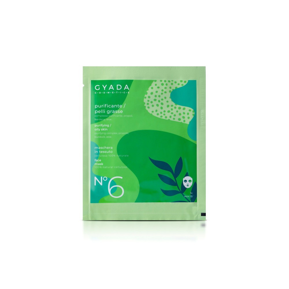 Masque purifiant faite de Tissu avec de la Propolis N ° 6
