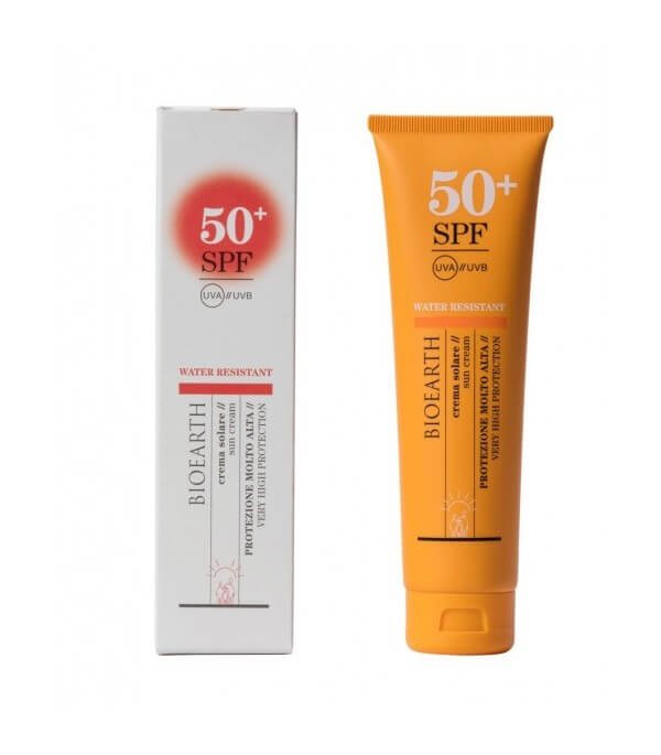 La crème solaire SPF 50+ Résistant à l'Eau