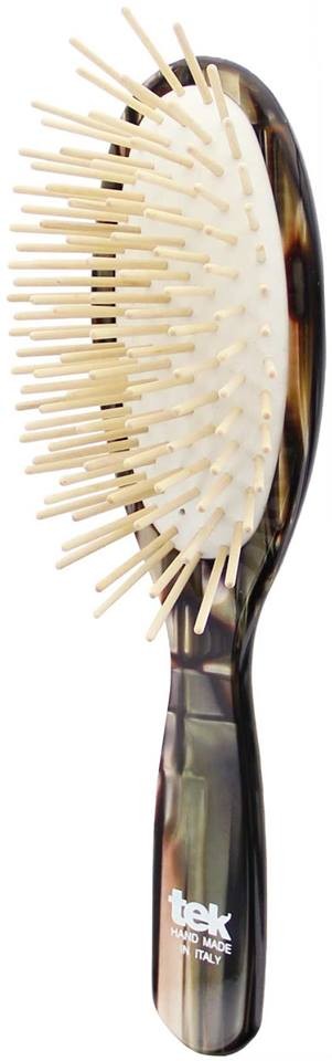 Brosse-Grand Ovale en Rhodoid mère-de-Perle