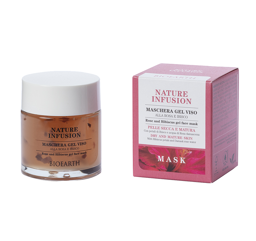Infusion Nature - Masque Gel pour le Visage à la Rose et à l'Hibiscus