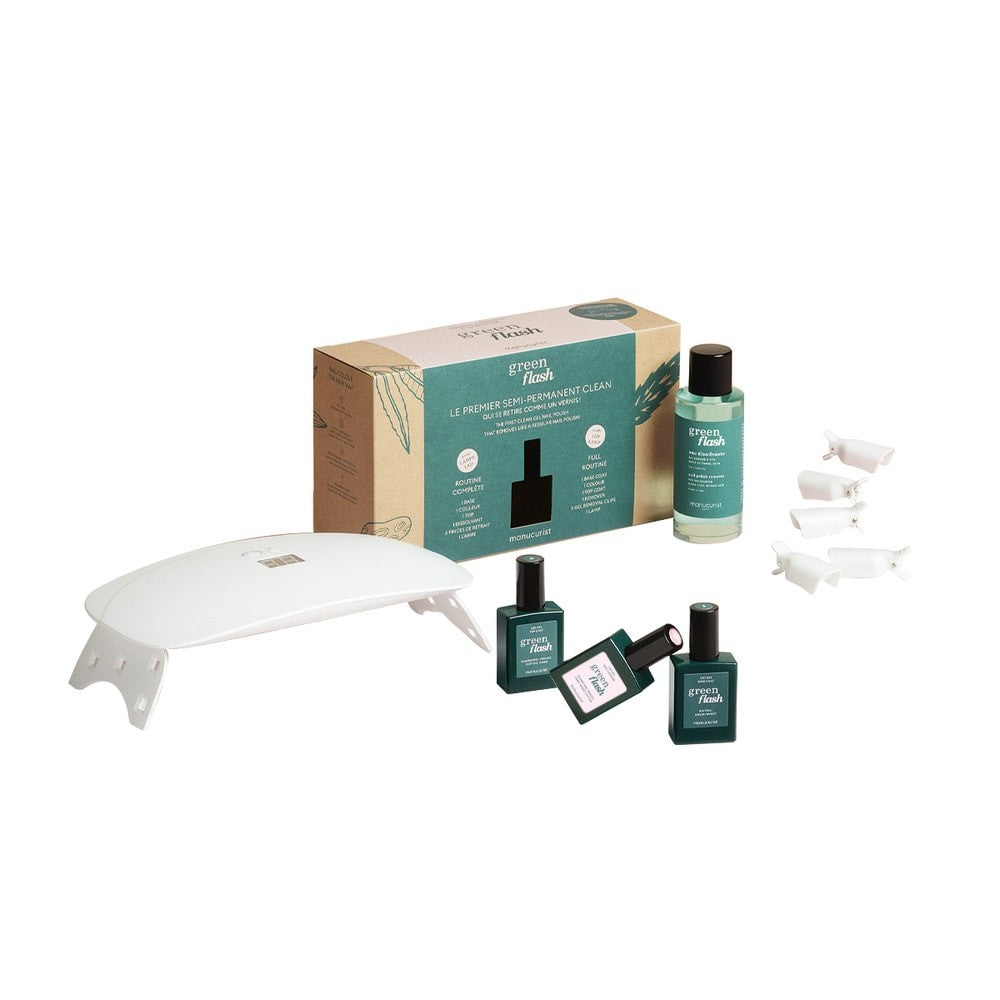 Kit complet émail semi-permanent Hortencia - Flash Vert