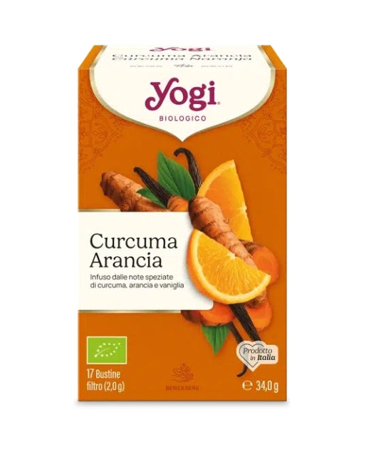 Yogi Tea Curcuma Arancia – Infuso Ayurvedico Biologico