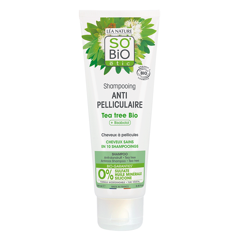 Shampoo Antiforfora con Tea Tree e Bisabololo