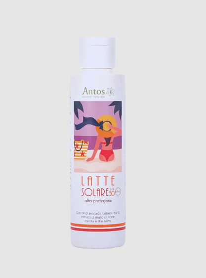 Le lait naturel de soleil SPF 50 haute protection