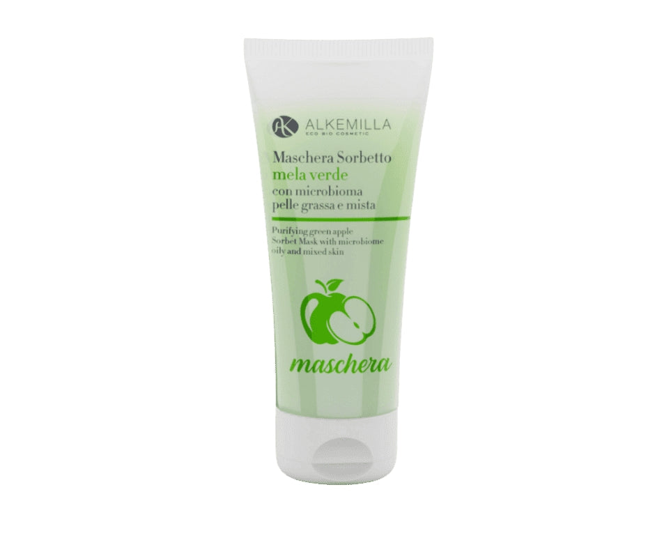 Maschera sorbetto alla mela verde – Purificante e riequilibrante per pelli miste e grasse