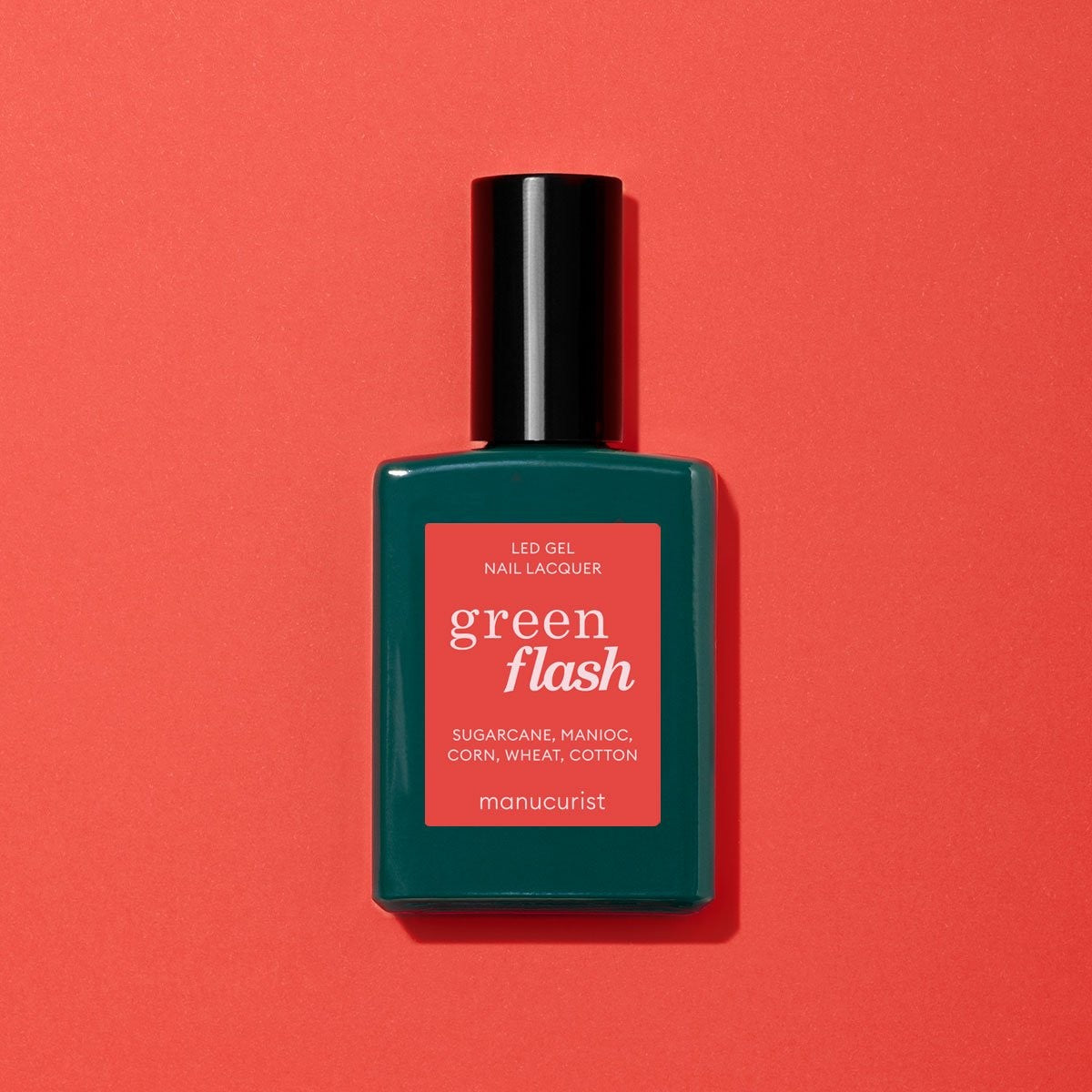 Émail Semi-Permanent Corail Rouge - Flash Vert