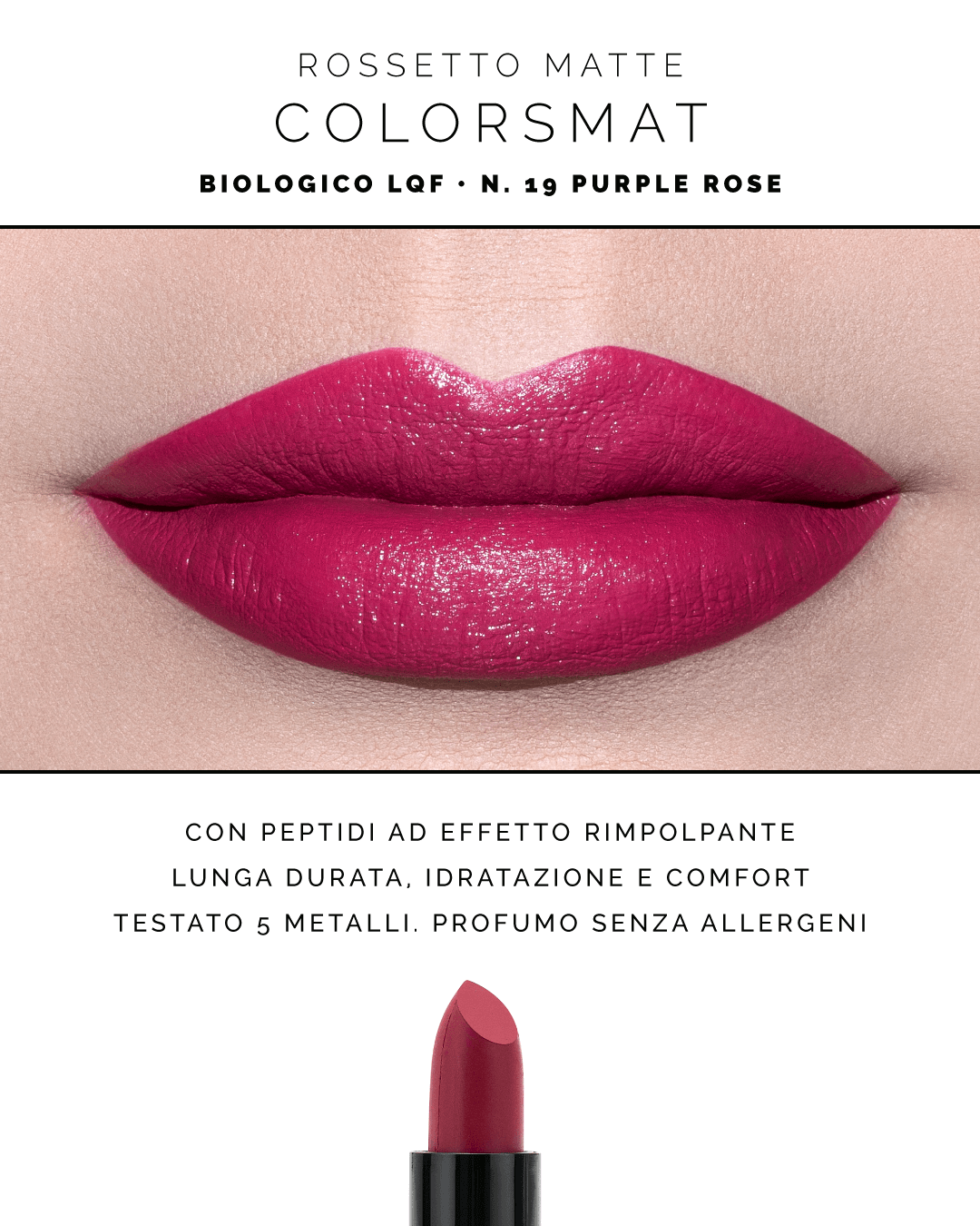 Rouge À Lèvres Repulpant Effet Violet - Rose