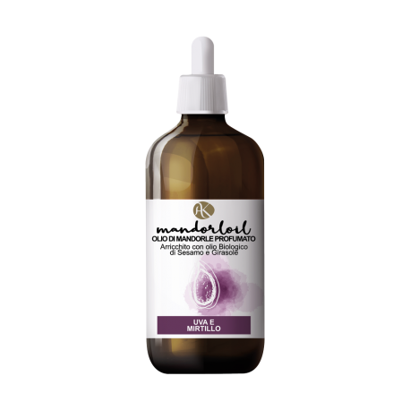 Bio huile d'Amande Parfumée à la de Raisin et de Myrtille