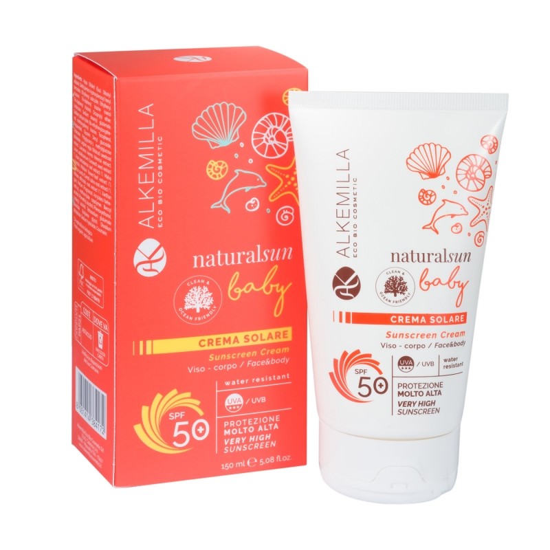 Crème Solaire Bébé Visage et Corps SPF 50