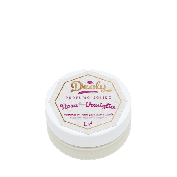 Parfum solide à la Vanille et à la Rose