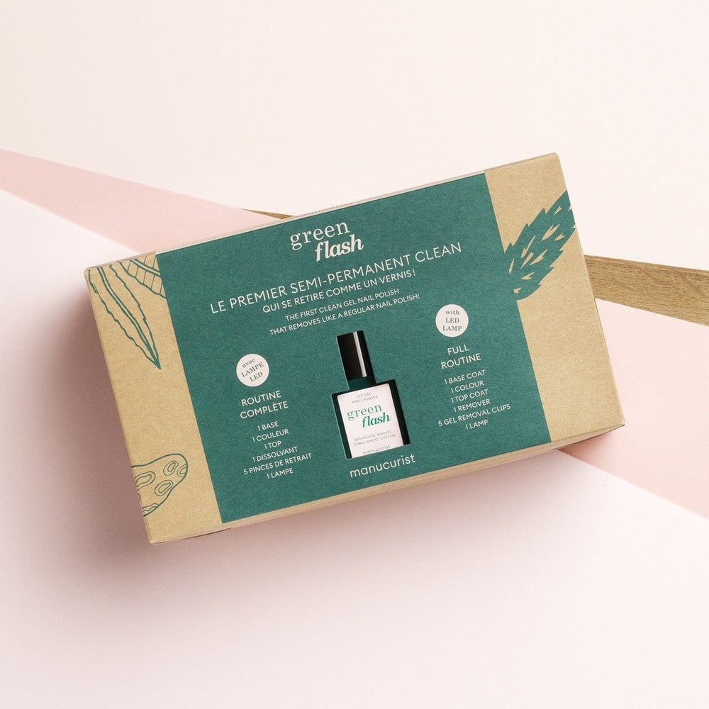 Kit complet émail semi-permanent Hortencia - Flash Vert