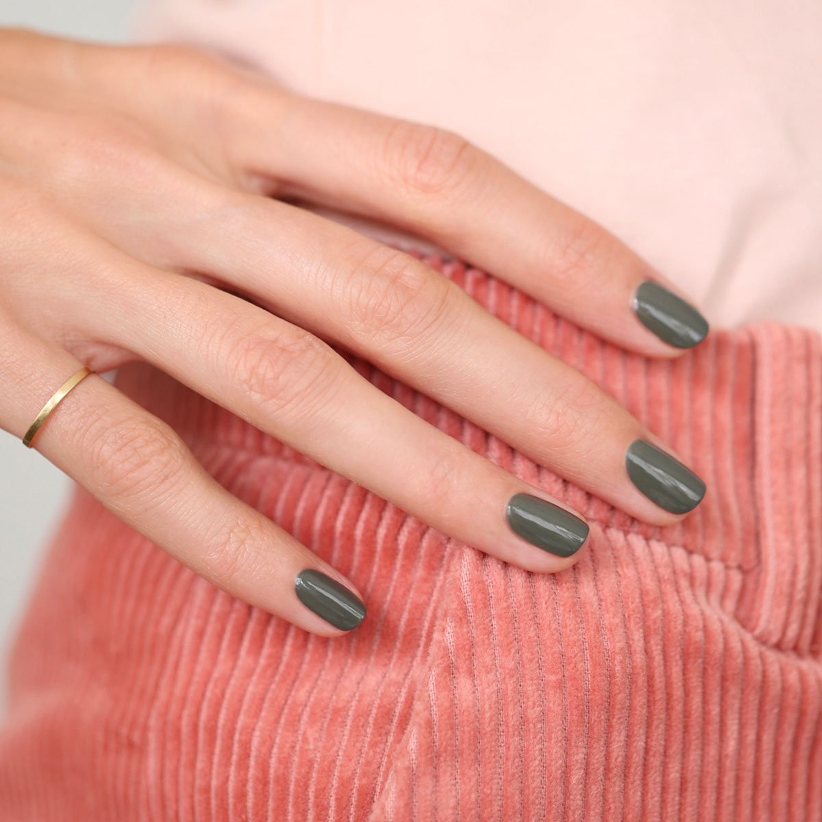 Vernis à Ongles Semi-Permanent Flash Vert Kaki
