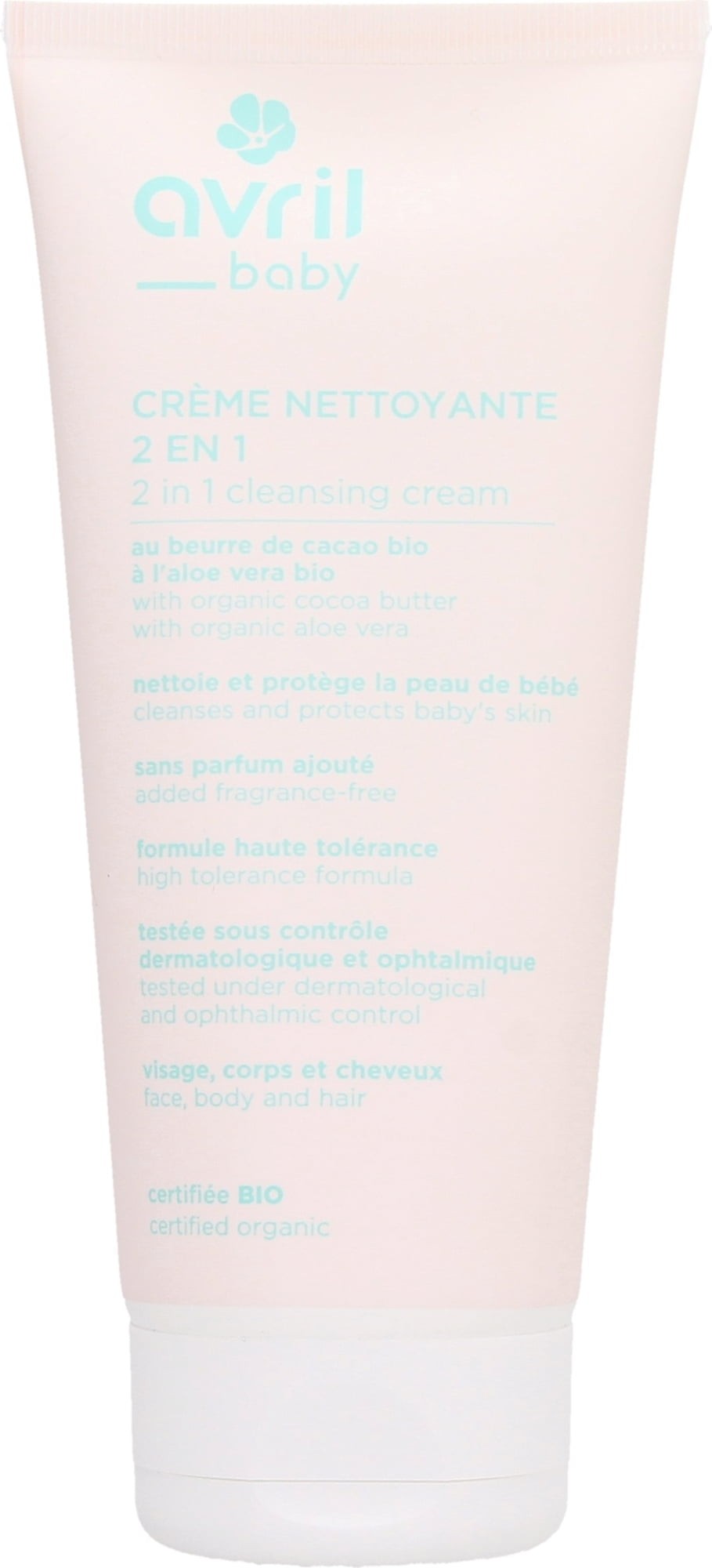 La crème lavante Bébé Bio 2en1
