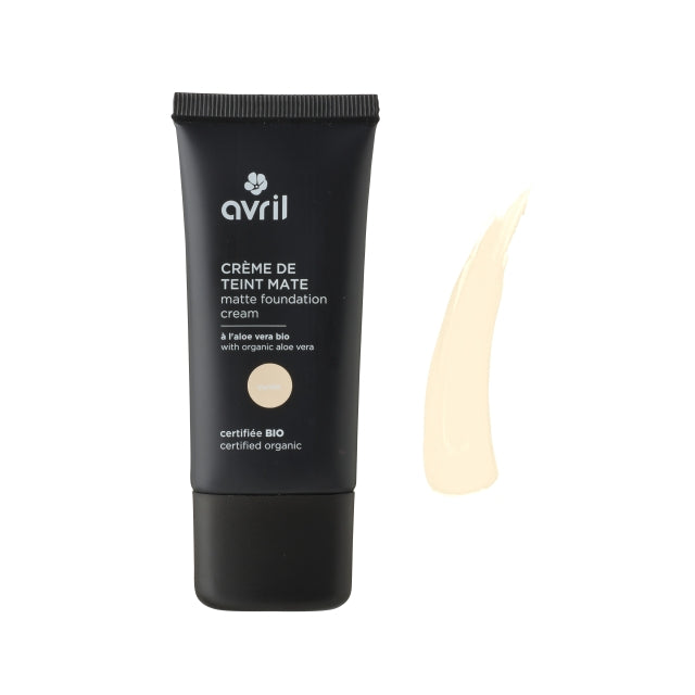 Fond de Teint Bio Crème Longue Tenue - Vanille