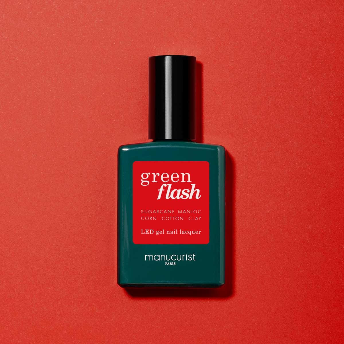 Vernis à Ongles Semi-Permanent Flash Rouge-Vert Pavot