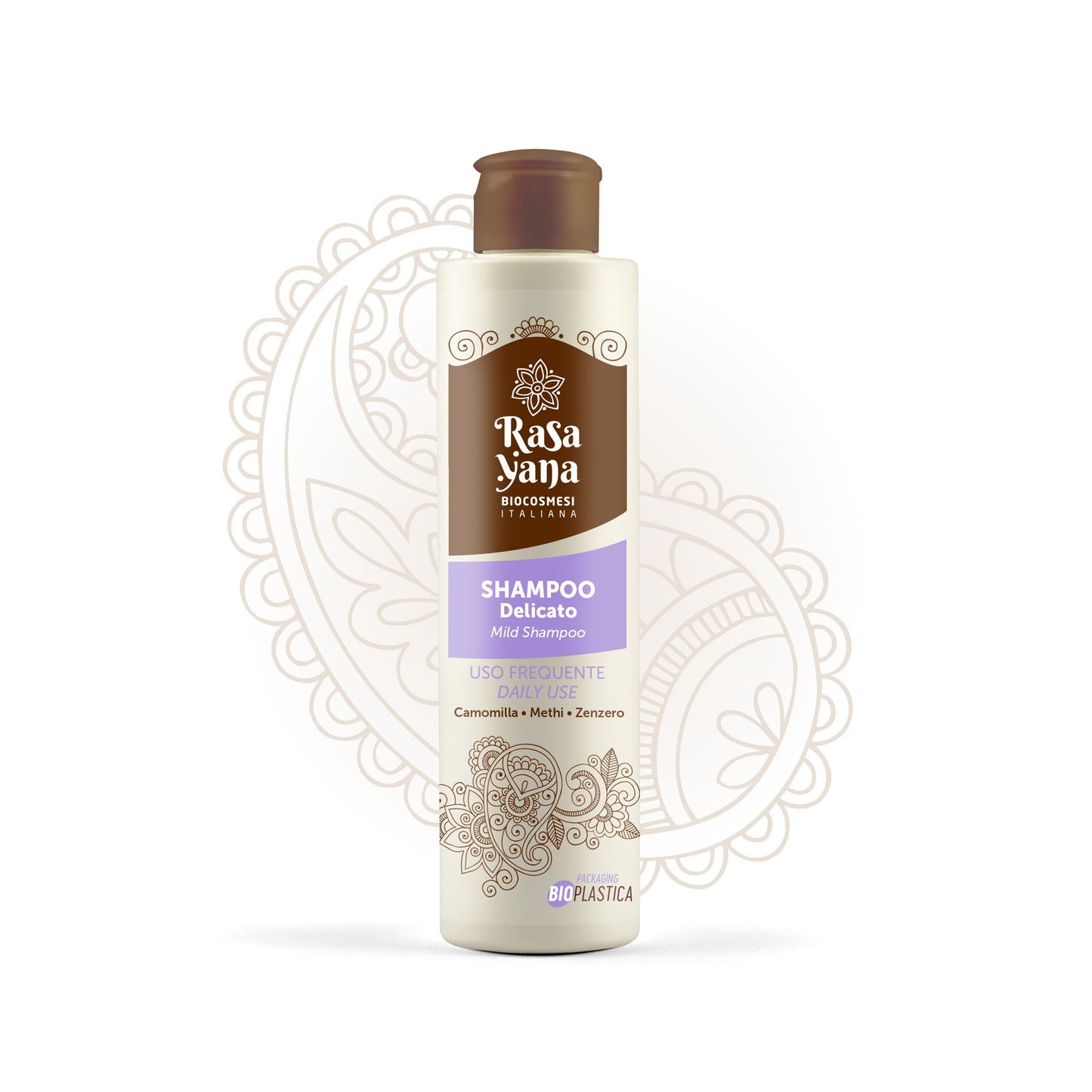 Shampooing, huile Ayurvédique, avec un Délicat de fenugrec