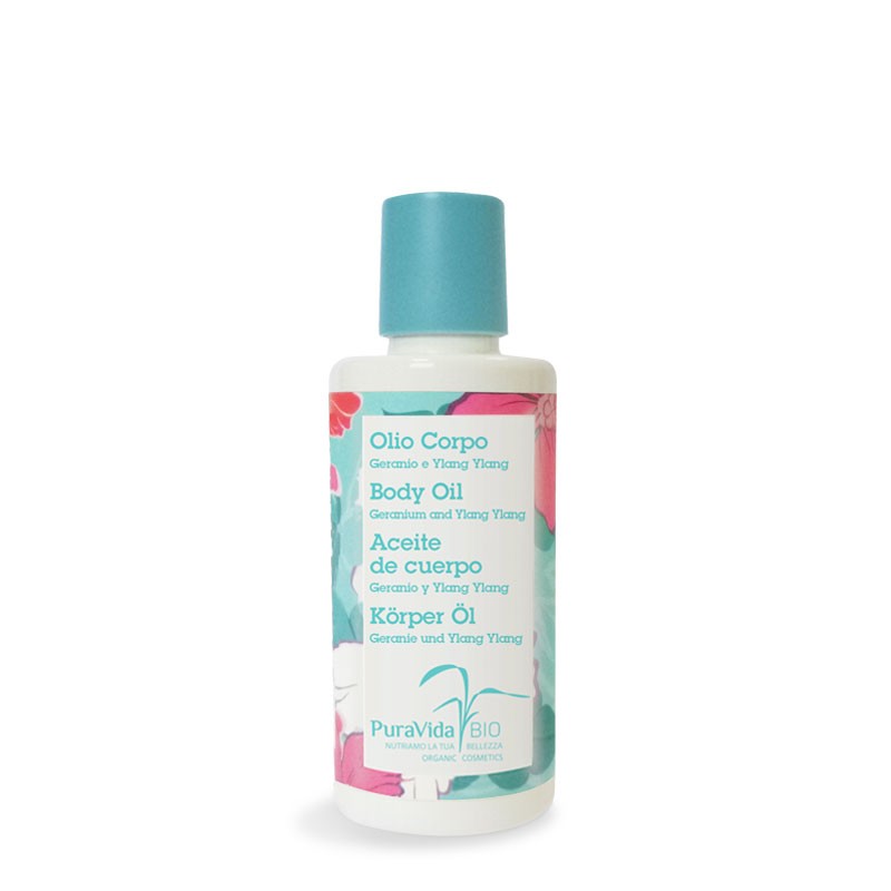 Huile Corporelle Bio Géranium et Ylang Ylang