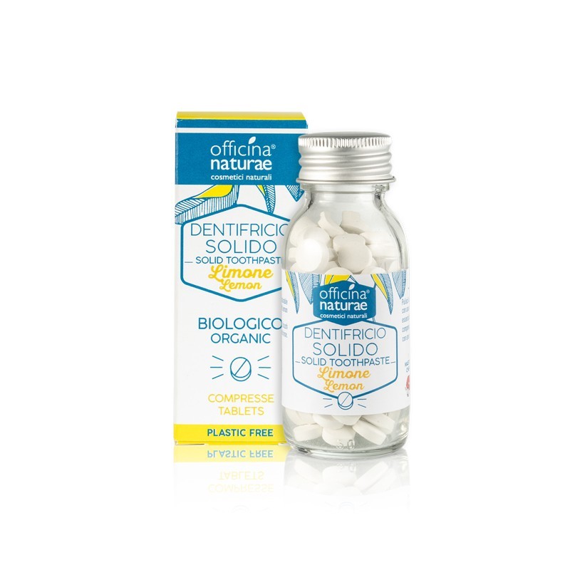 Dentifrice solide en pastilles de citron