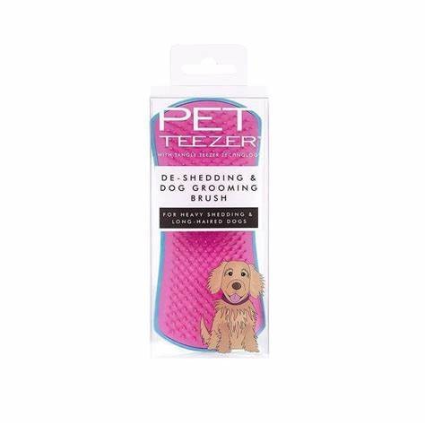 Brosse de Désherbage pour Animaux de Compagnie-Bleu Rose