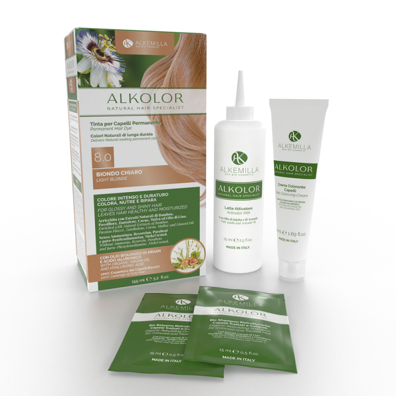 Alkolor Permanente Teinte 8.0 - Blond Clair