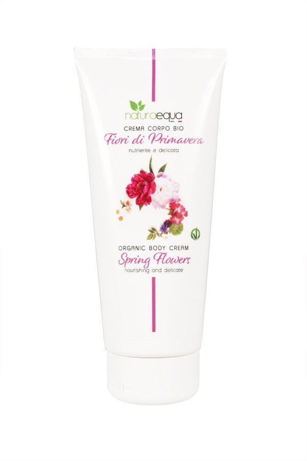 Crème pour le corps avec des Fleurs de Printemps