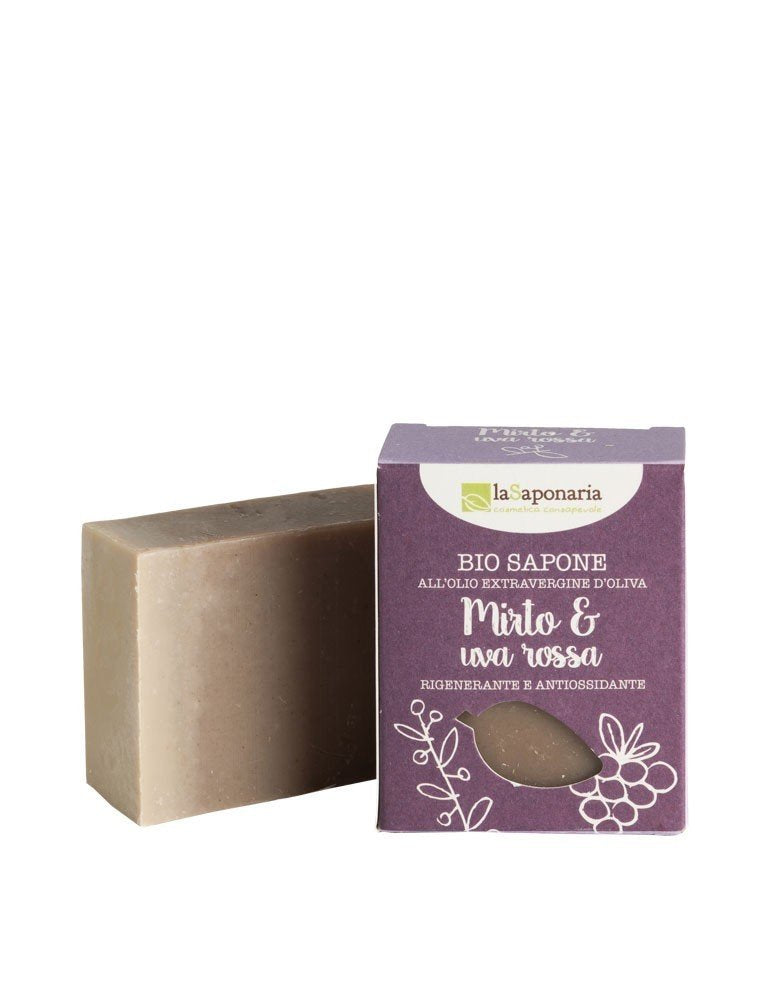 Savon Bio Antiage Myrte et Raisins Rouges
