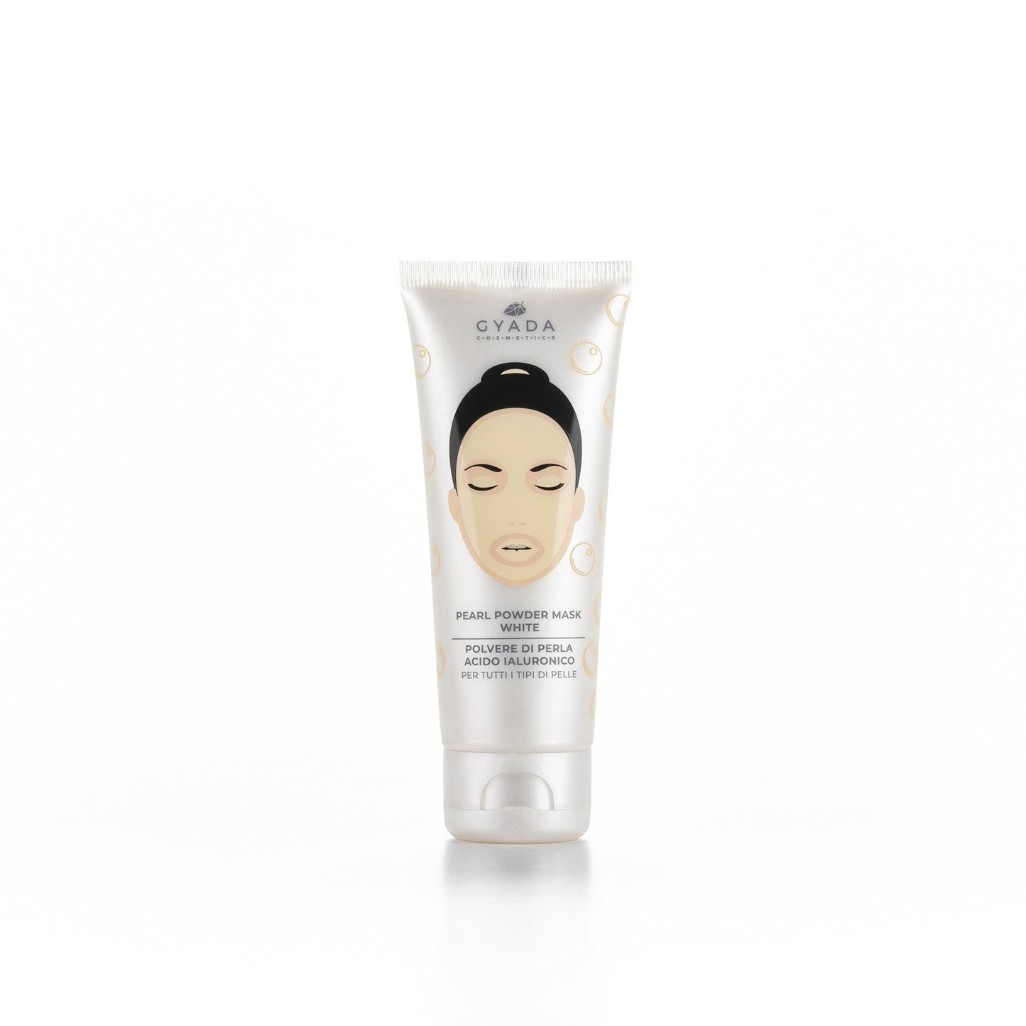 Masque Visage à la Poudre de Perle - Blanc