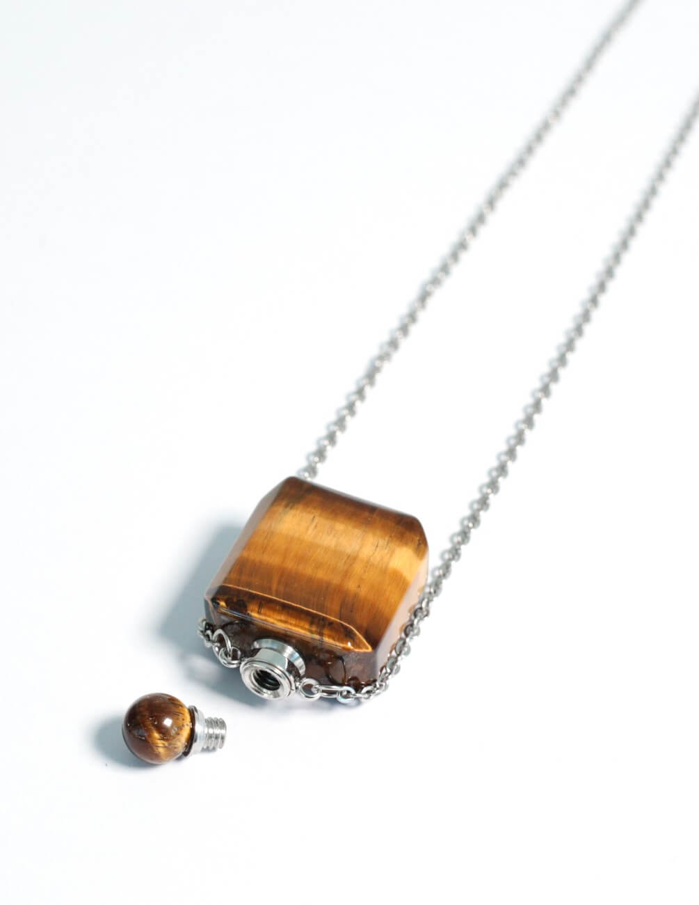 Collier d'aromathérapie - Oeil de tigre