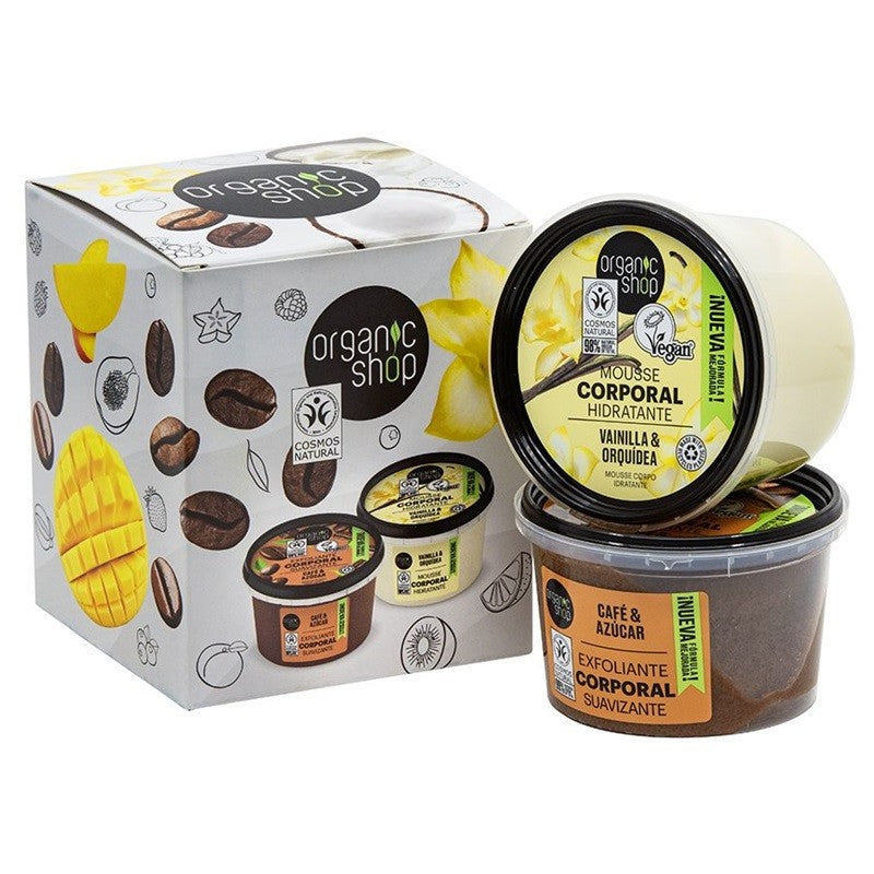 Gift Box Exotic Body - Scrub Corpo Caffè e Mousse Corpo Vaniglia