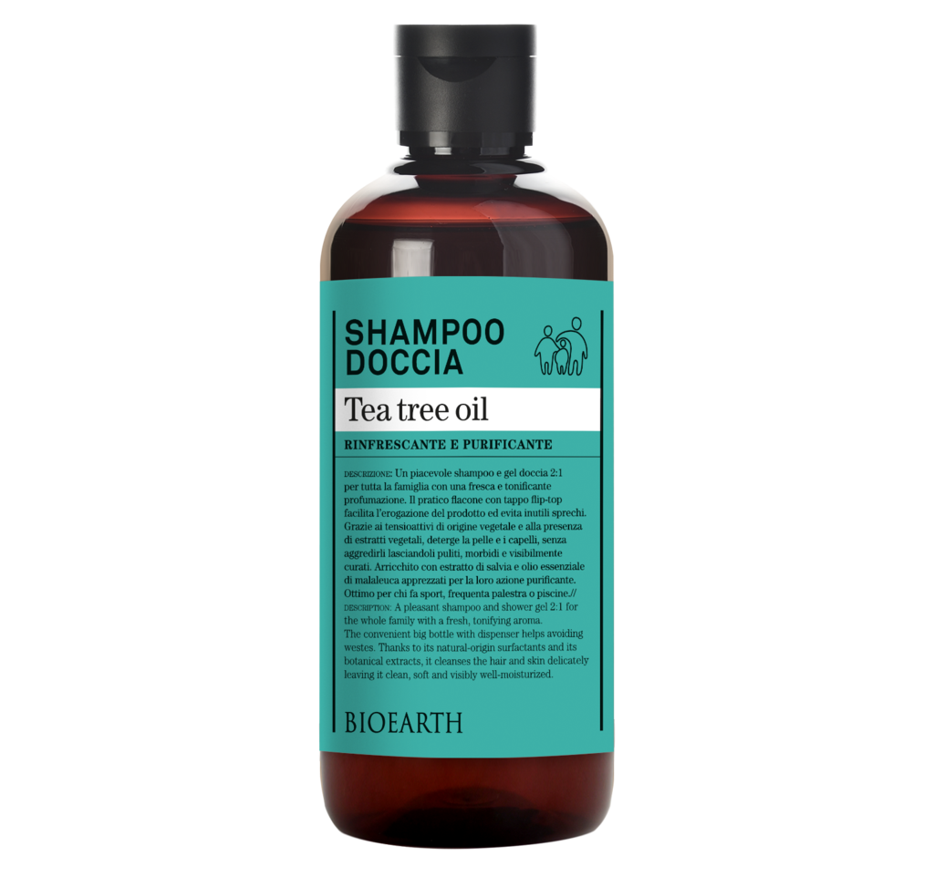 Douche et Shampoing à l'Huile d'Arbre à Thé