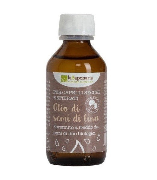 Huile de Graine de lin Bio pour Cheveux Secs