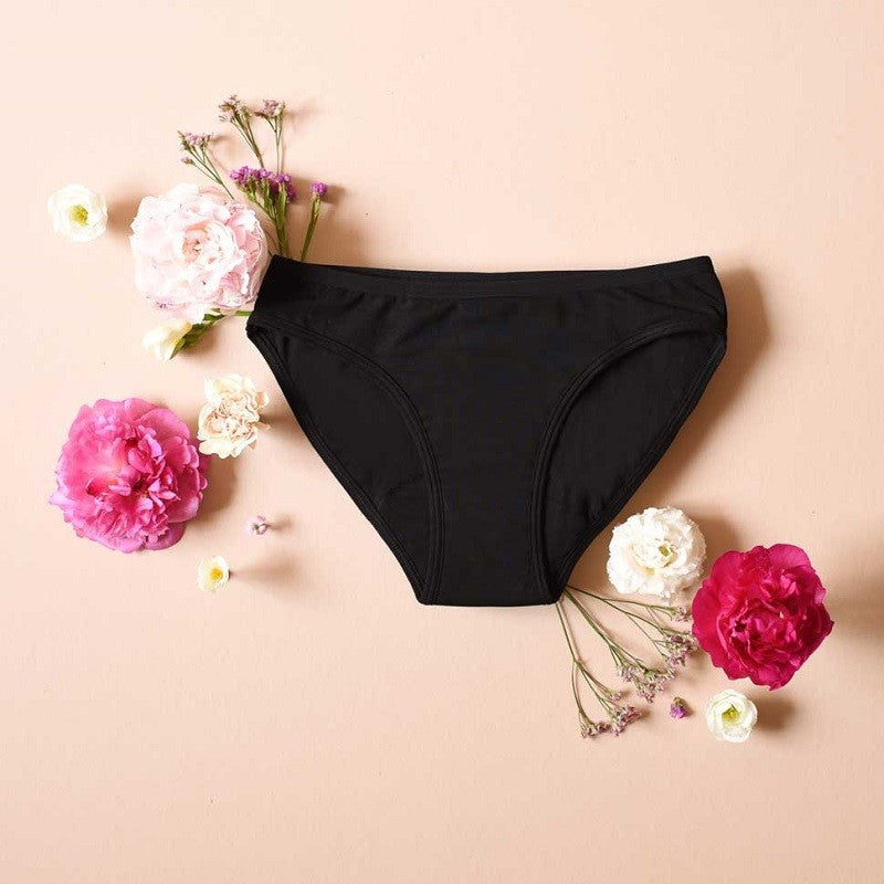 Culotte Menstruelle Noire-Taille X