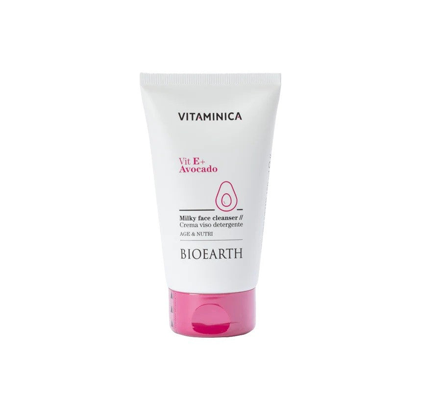 Crème Nettoyante Vitaminée Pour le Visage Vitamine E + Avocat