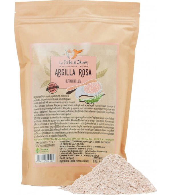 Argile rose 1 Kg