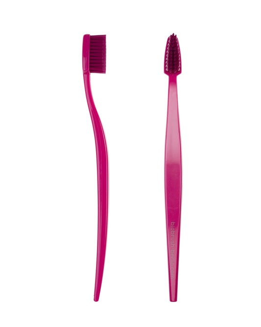 Brosse à dents biodégradable pour les Adultes - Violet