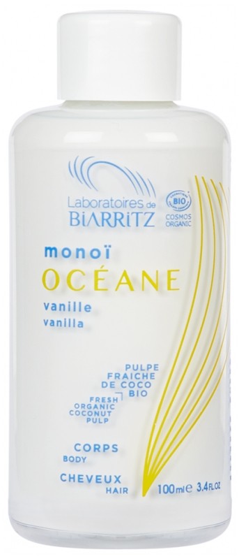 L'huile de monoï Bio - Vanille