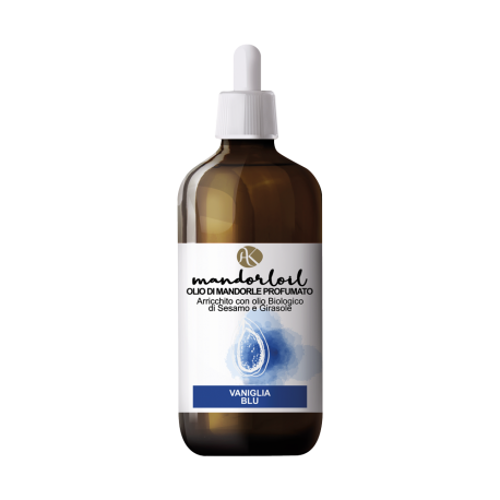 Bio huile d'Amande Parfumée à la Vanille Bleue
