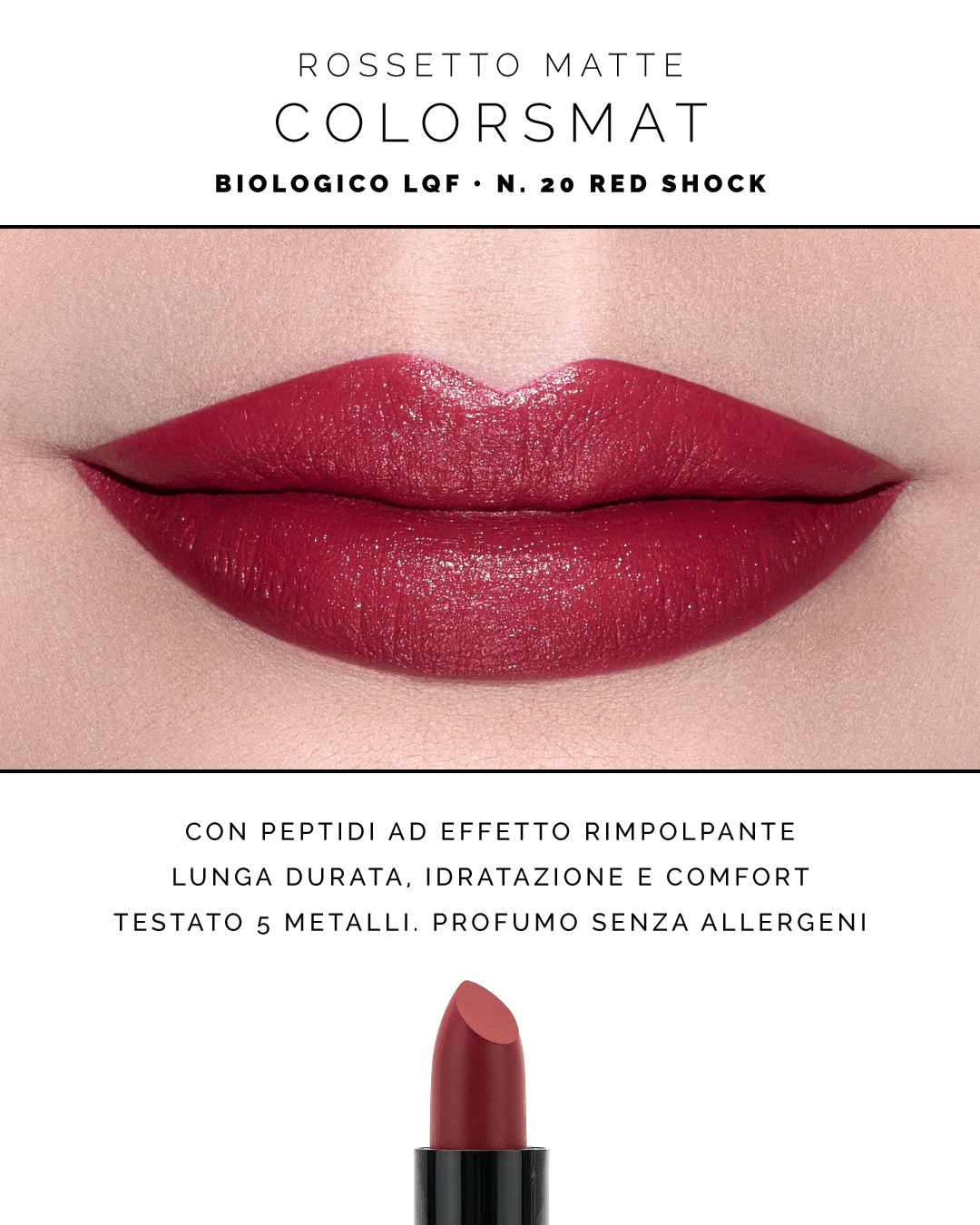 Rouge À Lèvres Repulpant Effet - Choc Rouge
