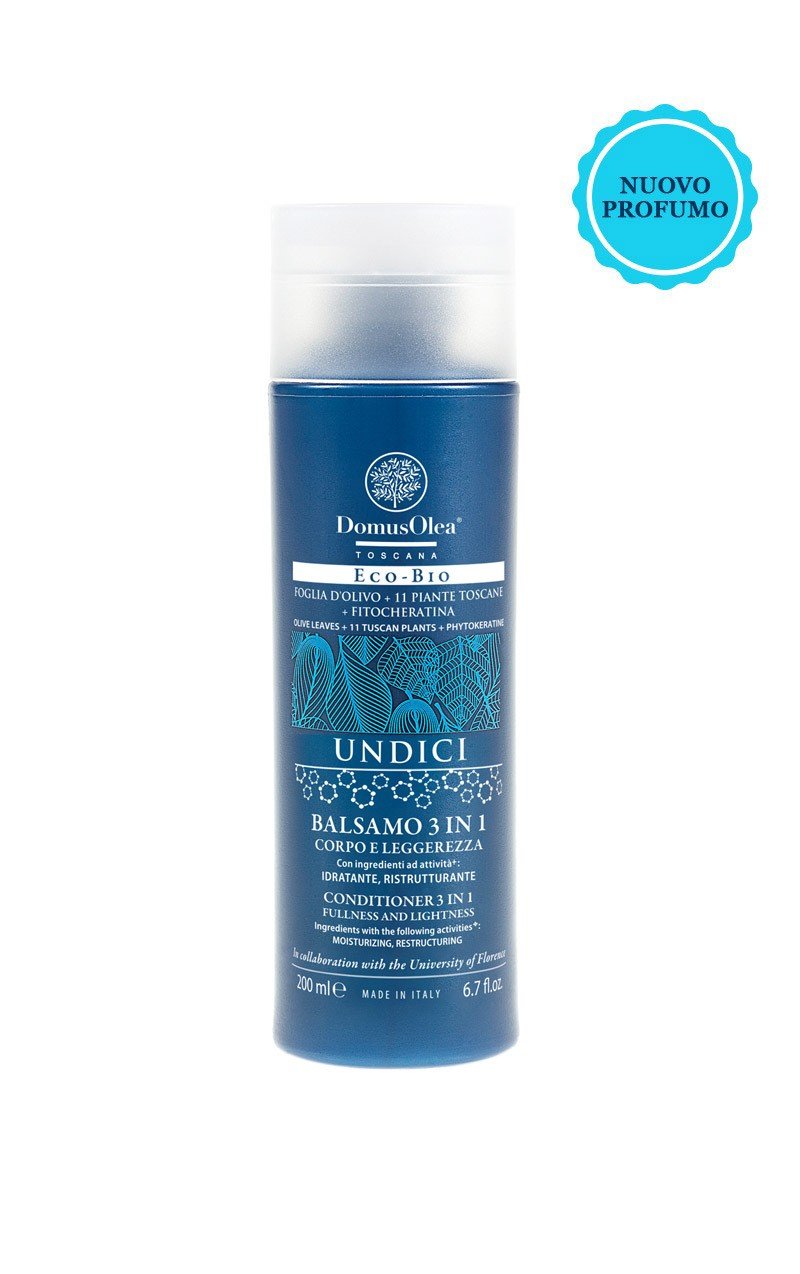 Undici - Balsamo 3 in 1 Idratante, Ristrutturante, Corpo e Leggerezza