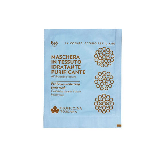 Maschera Viso in Tessuto Idratante Purificante ecobio