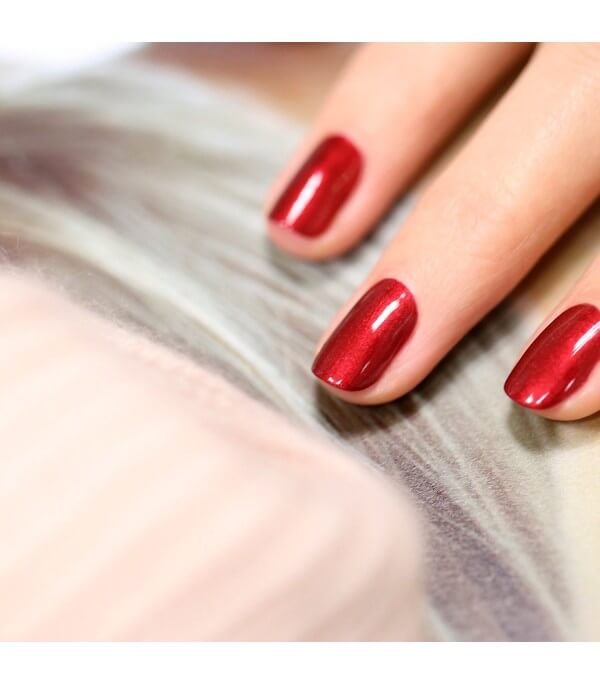 Émail Semi-Permanent Hibiscus Rouge - Flash Vert