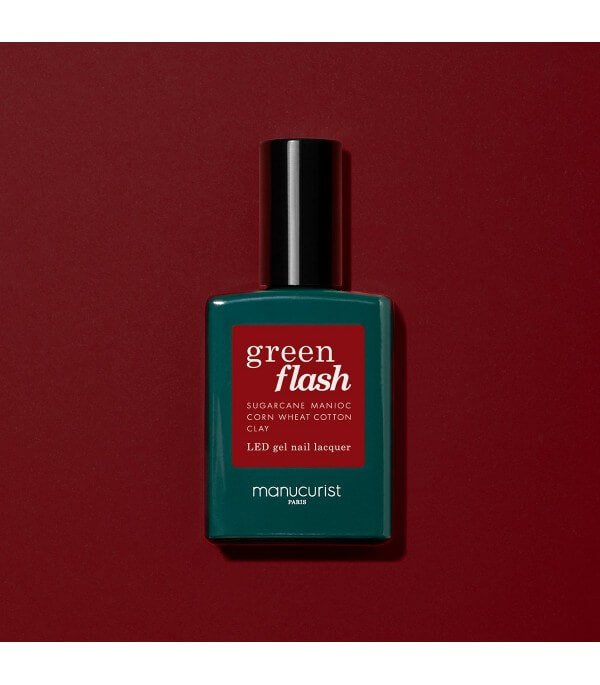 Émail Semi-Permanent Hibiscus Rouge - Flash Vert