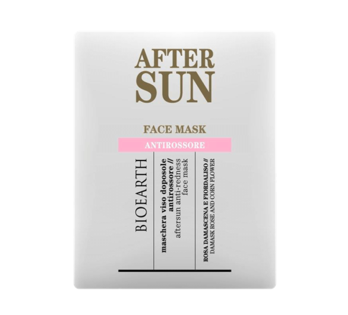 Masque facial anti-rouge après-soleil